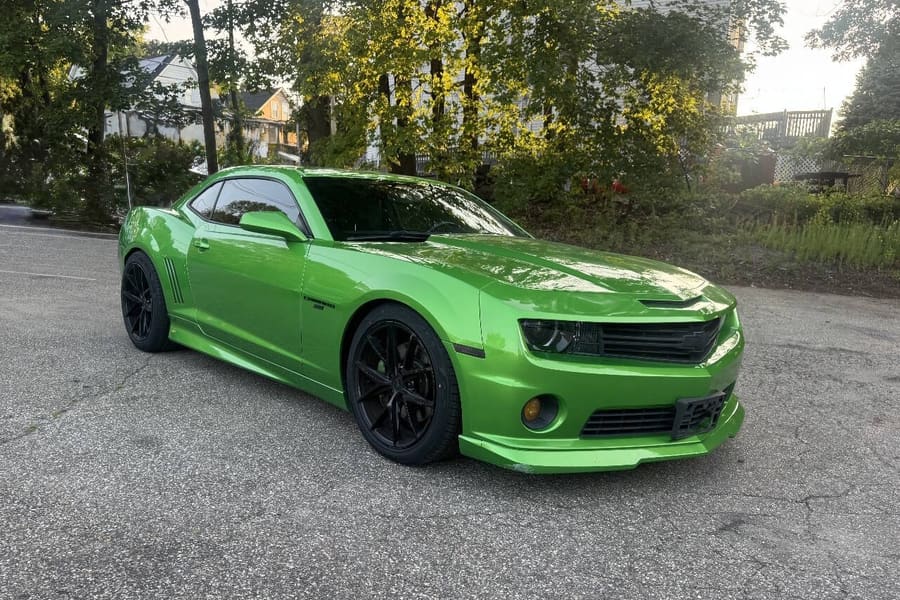 2011 Chevrolet Camaro in Synergy Green for sale at Iron Wolf Motors in Worcester, MA