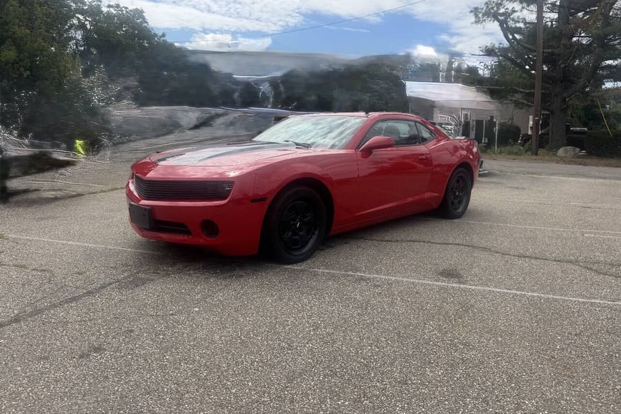 2011 Chevrolet Camaro in Victory Red for sale at Iron Wolf Motors in Worcester, MA